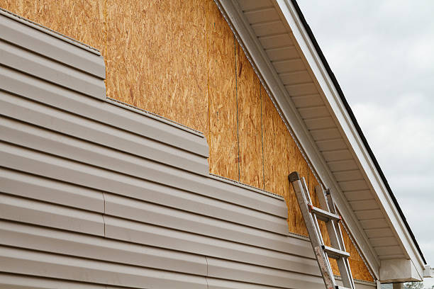 Professional Storm Damage Siding Repair technician working in Glen Rock, NJ